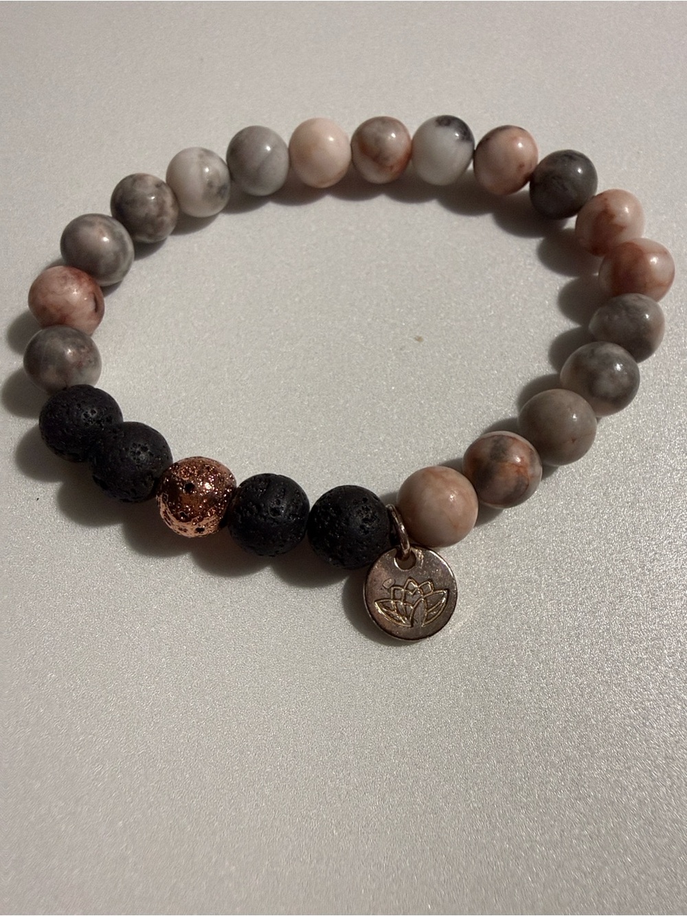 Lava Rock Beaded Diffuser Bracelet for Women